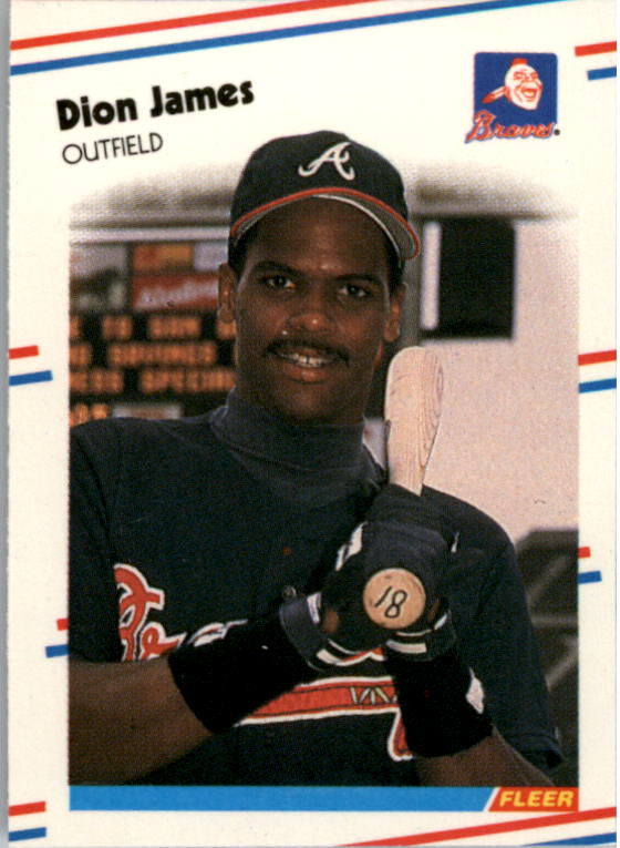 1988 Fleer Mini Baseball Cards 064      Dion James
